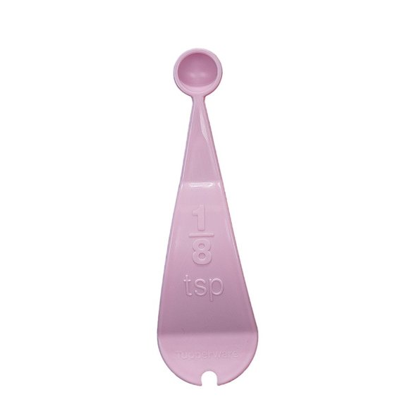 Tupperware Other - Tupperware 1/8 TSP Measuring Spoon Light Pink Embossed Curved 6146 Replacement